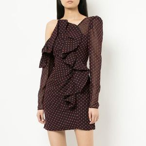 Self-Portrait Plumetis Mini Dress